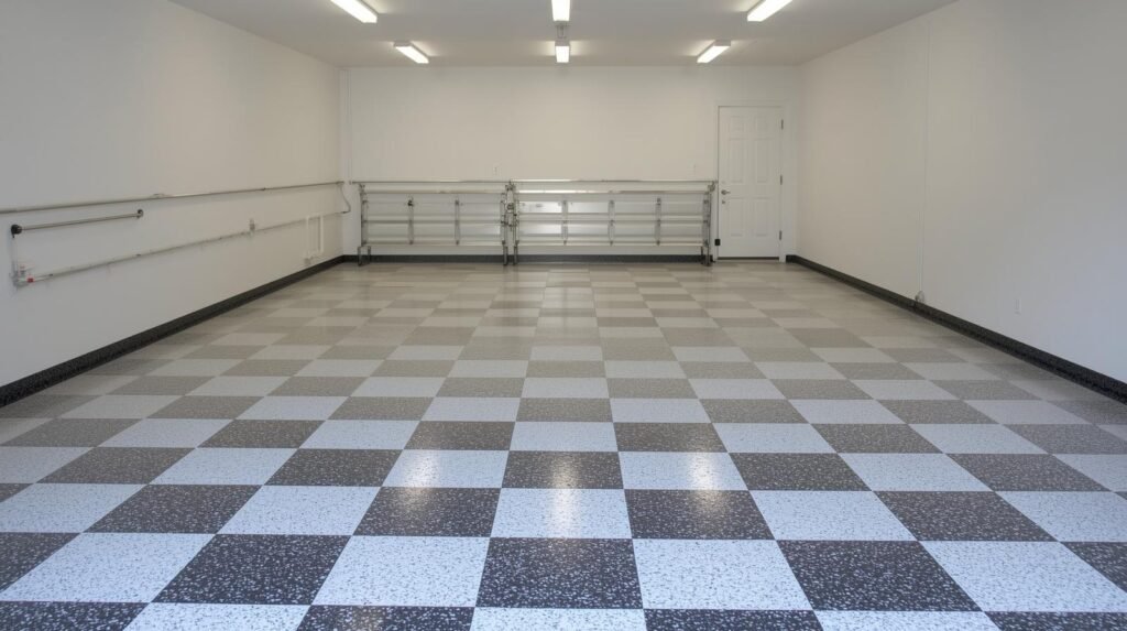 Durable polyaspartic garage flooring in New Port Richey, FL